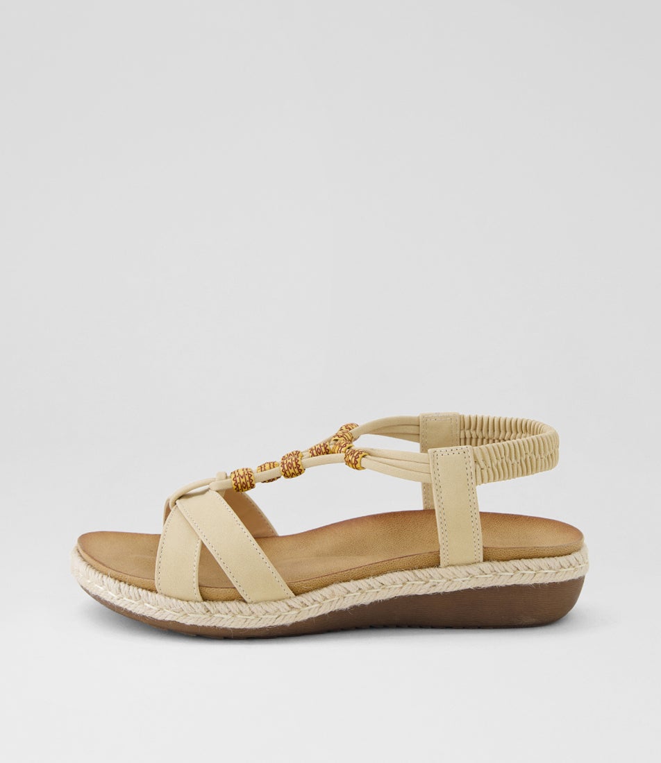 Landue Latte Nubuck Pu Sandals