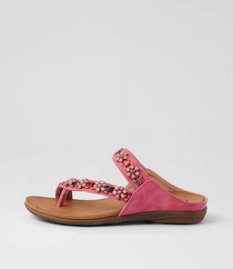Olotto Fuchsia Nubuck Pu Thongs Olotto Fuchsia Nubuck Pu Thongs