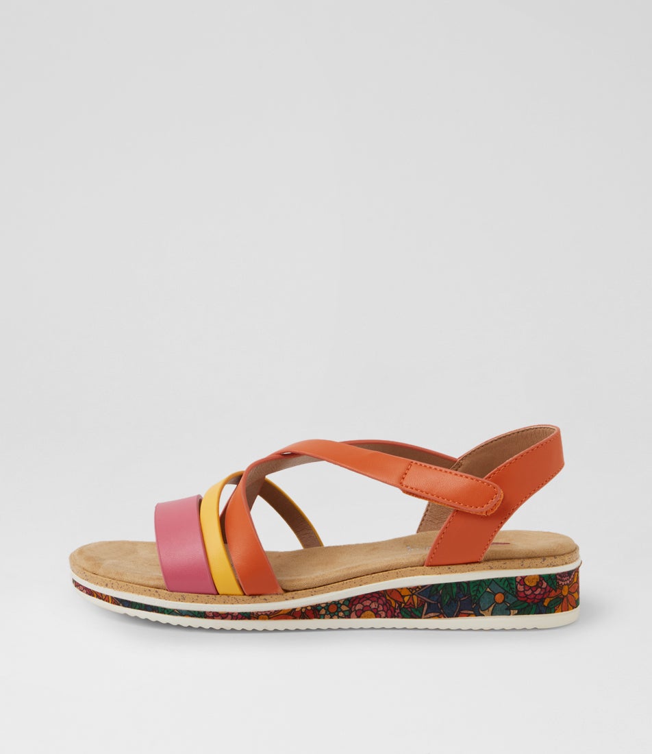 Tonish Lipstick Ochre Sandals