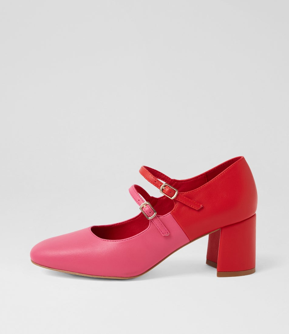 Eikotwo Lipstick Red Mary Jane Heels Eikotwo Lipstick Red Mary Jane Heels