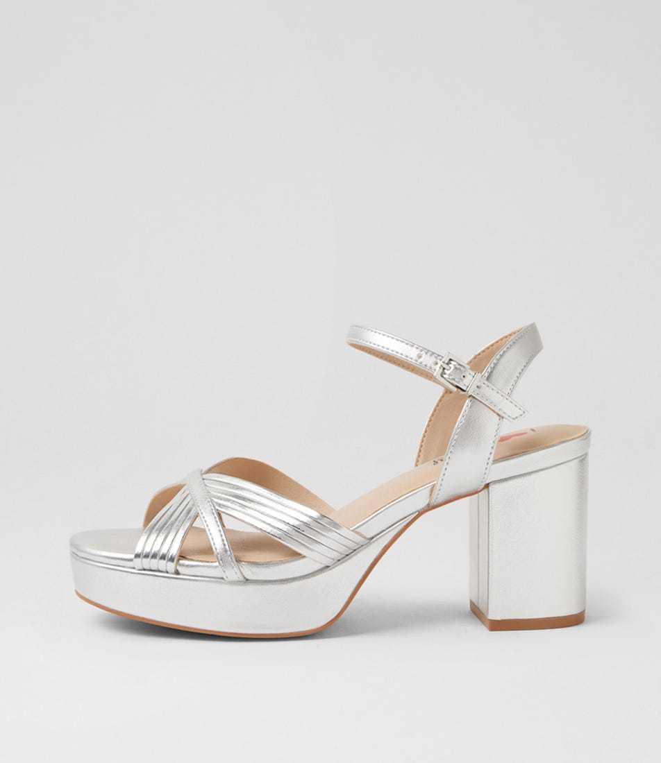 Francie Silver Sandals