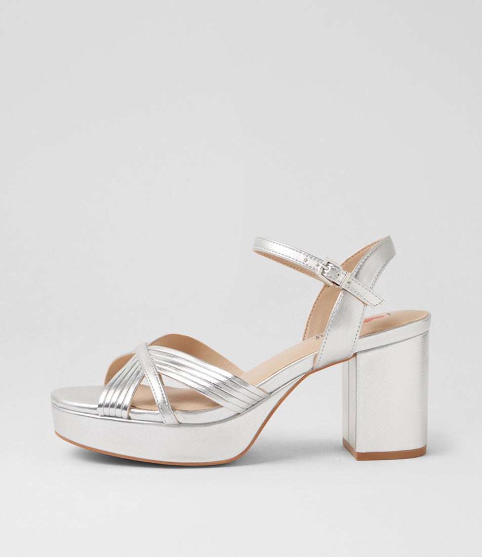 Francie Silver Sandals