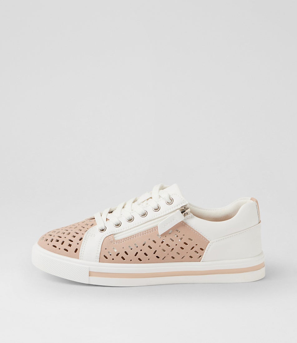 Kolta White Nude Sneakers Kolta White Nude Sneakers