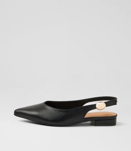 Foosh W Black Flat Shoes Foosh W Black Flat Shoes