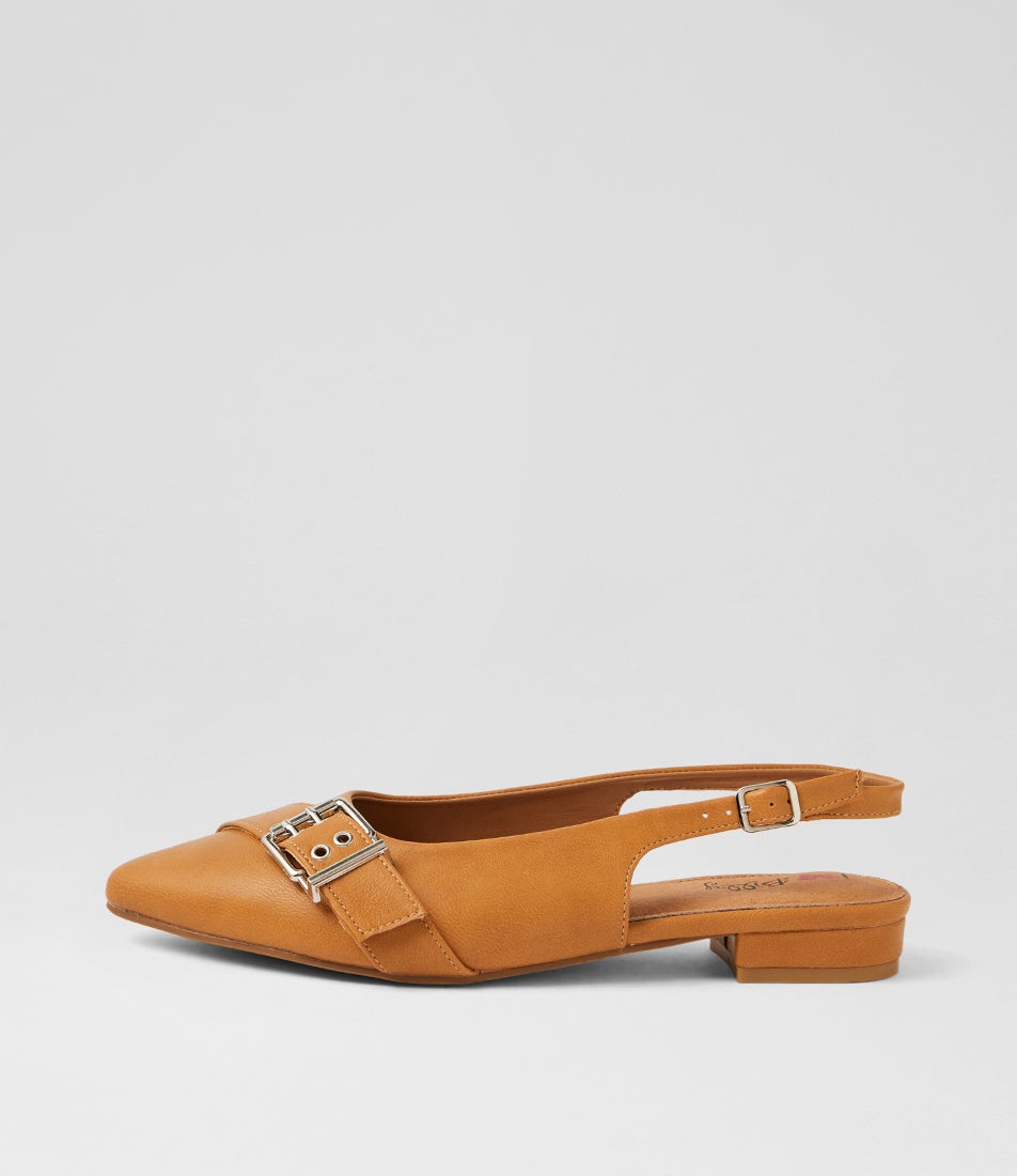 Arani Light Tan Flat Shoes Arani Light Tan Flat Shoes