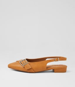 Arani Light Tan Flat Shoes Arani Light Tan Flat Shoes