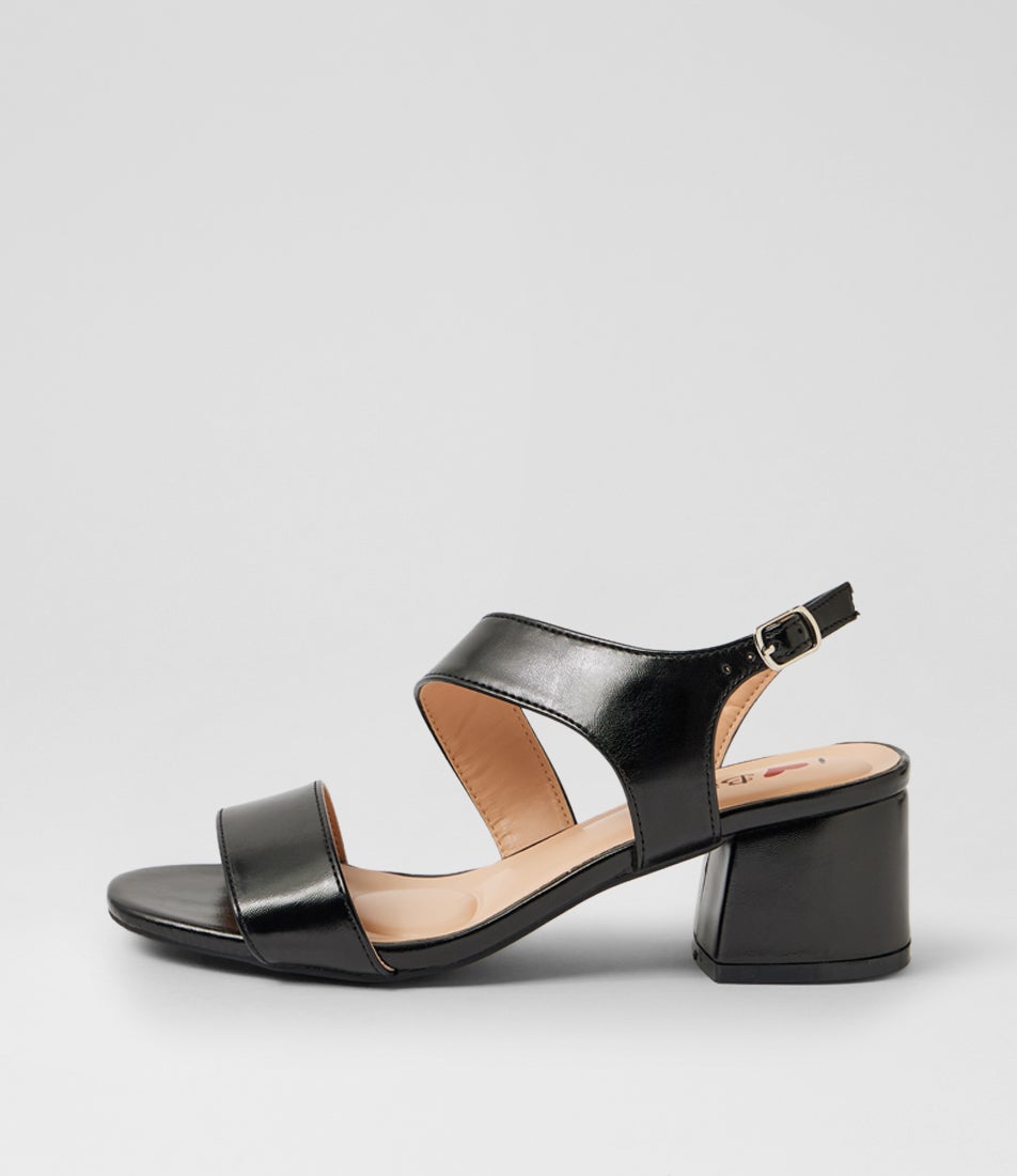 Balim Black Glaze Sandals