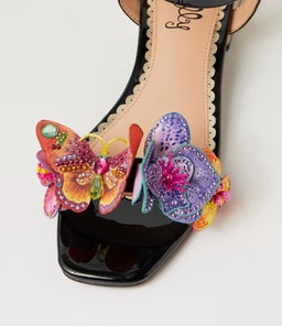 CHRYSALIS IL BLACK PATENT PU