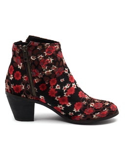 NOLO BLACK&RED FLOWE FABRIC