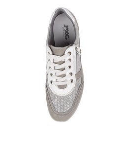 ELANAH SILVER GREY SUEDE LEATHER
