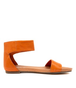 JESTER BRIGHT ORANGE LEATHER
