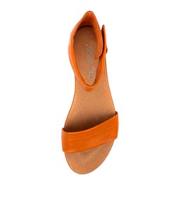 JESTER BRIGHT ORANGE LEATHER