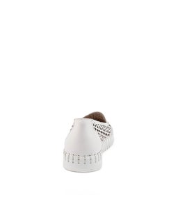 HEINS IR WHITE WHITE SOLE LEATHER