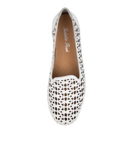 HEINS IR WHITE WHITE SOLE LEATHER