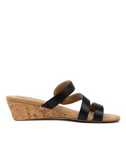 MARRYANA IS BLACK EMBOSSED SMOOTH