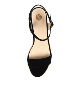 AMOS KF BLACK NUBUCK PU