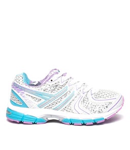 STAMINA JNR LX WHITE AQUA PURPLE SMOOTH