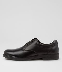 Darcy Senior E Black Leather Lace Up Shoes Darcy Senior E Black Leather Lace Up Shoes