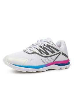 ICLIPSE JNR LX WHITE AQUA PINK SMOOTH