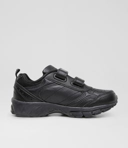 ERUPT JNR SLIM VEL LX BLACK LEATHER