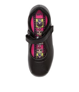 SUKI JNR LOL LX BLACK LEATHER