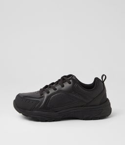 EMIT JNR D LACE LX BLACK LEATHER