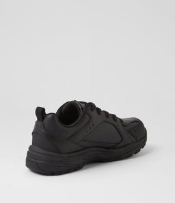 EMIT JNR D LACE LX BLACK LEATHER