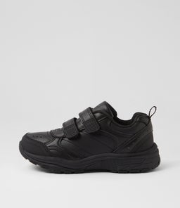 ELITE JNR E ADJ LX BLACK LEATHER