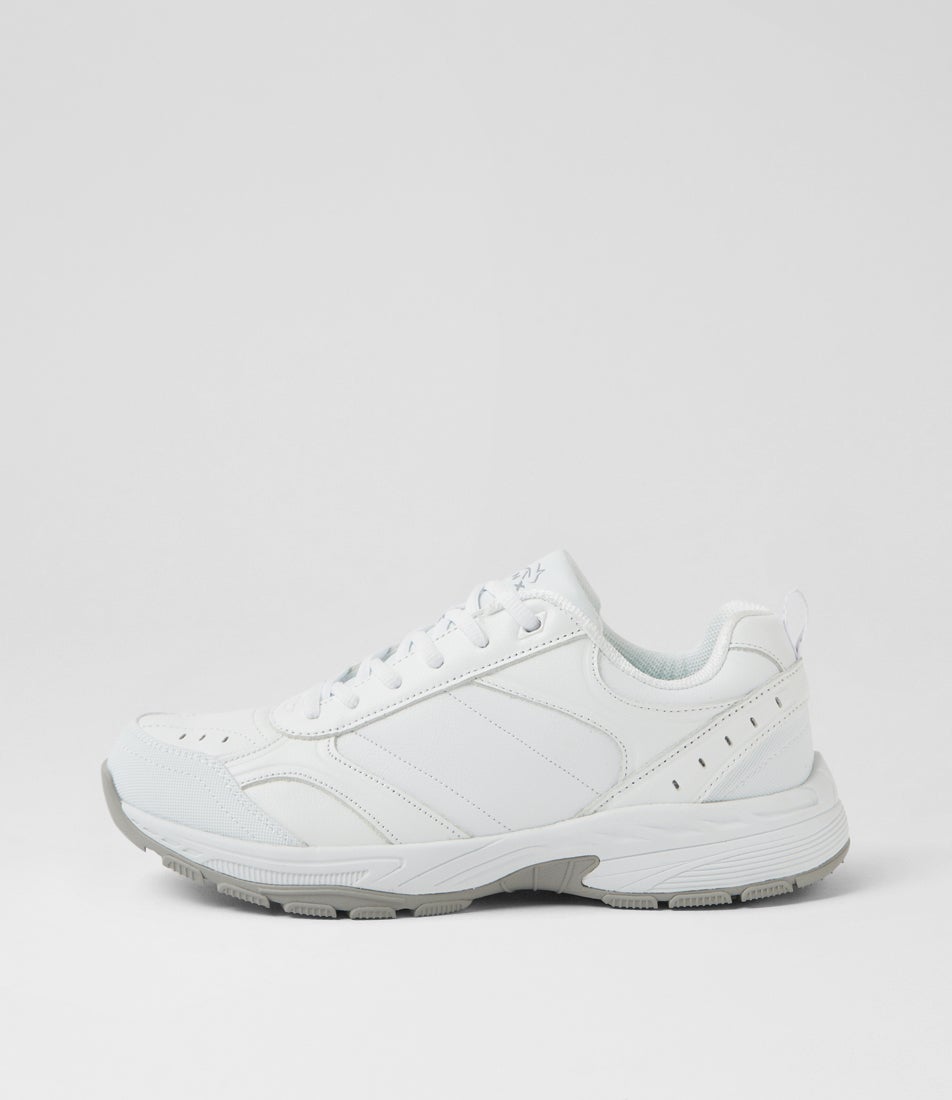 Elite Snr Wide White Leather Sneakers Elite Snr Wide White Leather Sneakers