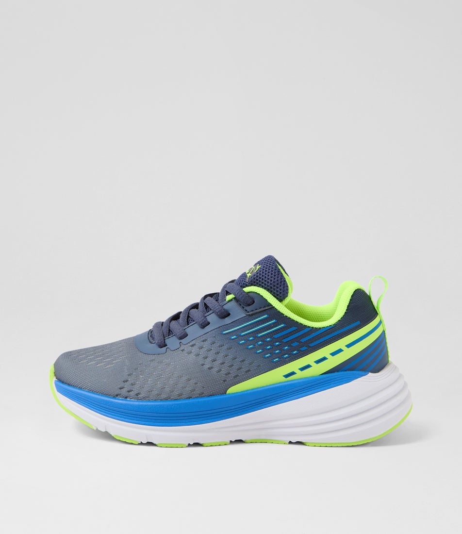 Phoenix Junior Lace Grey Mesh Sneakers
