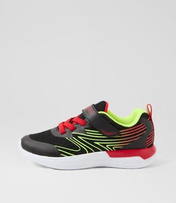 CAPRI JNR ADJ LX BLACK RED MESH