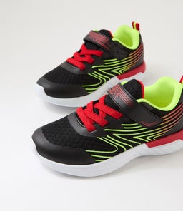 CAPRI JNR ADJ LX BLACK RED MESH