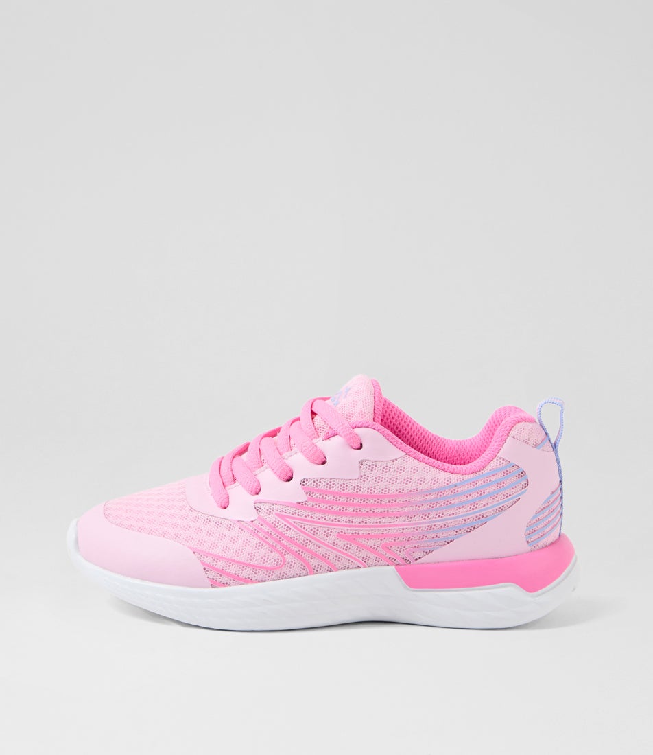 Capri Junior Lace Pink Mesh Sneakers