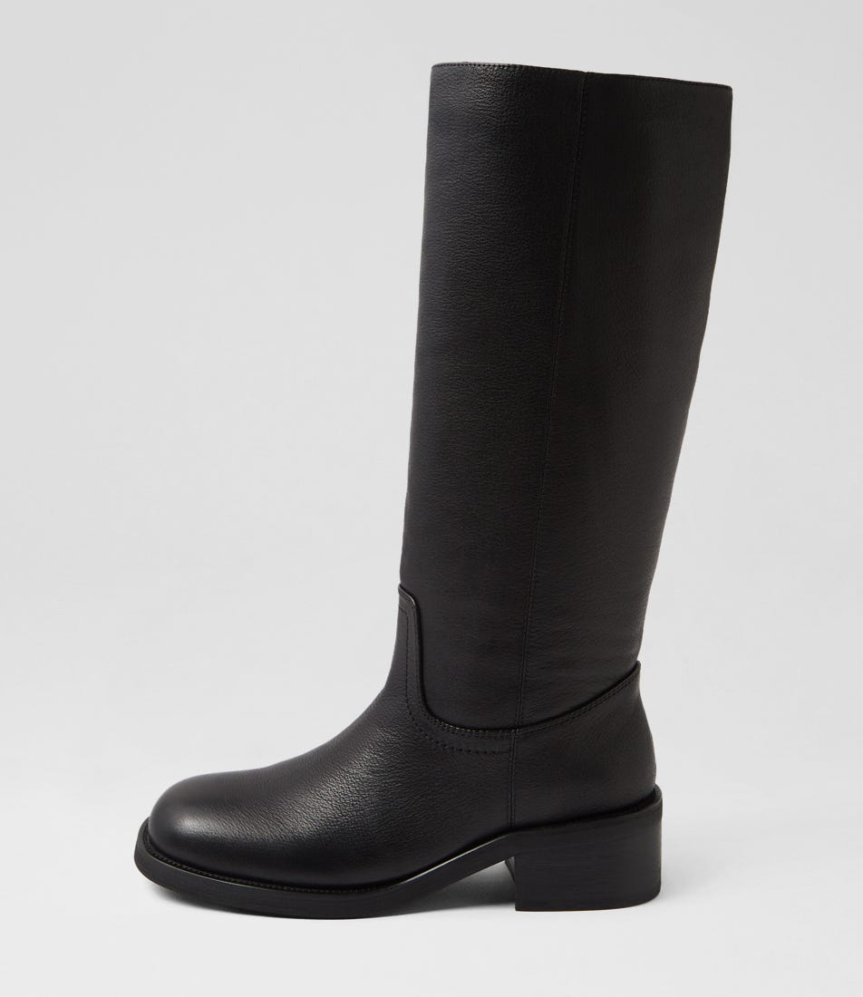 KIERSTYN MI BLACK LEATHER