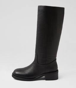 KIERSTYN MI BLACK LEATHER