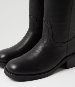 KIERSTYN MI BLACK LEATHER