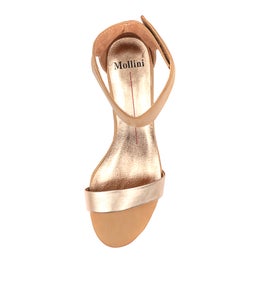 MARSY ROSE GOLD NUDE LEATHER