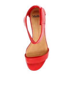 MARSY RED LEATHER