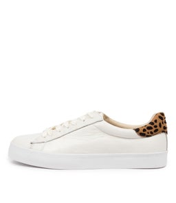 SESSION WHITE CHEETAH LEATHER PONY