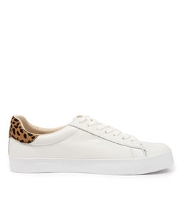 SESSION WHITE CHEETAH LEATHER PONY