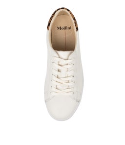 SESSION WHITE CHEETAH LEATHER PONY