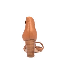 GESSIE DK TAN NATURAL HEEL LEATHER