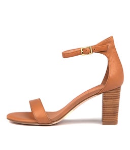 GESSIE DK TAN NATURAL HEEL LEATHER