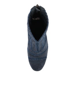 SHUFFLE NAVY SUEDE