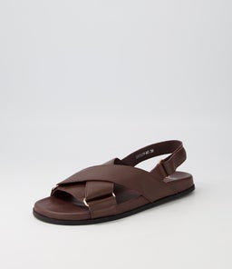 HAYLOW MO DK BROWN BLACK SOLE LEATHER