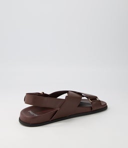HAYLOW MO DK BROWN BLACK SOLE LEATHER