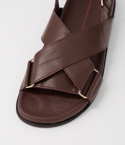 HAYLOW MO DK BROWN BLACK SOLE LEATHER