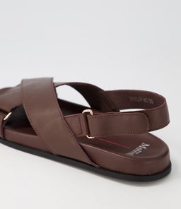 HAYLOW MO DK BROWN BLACK SOLE LEATHER