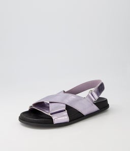 HAYLOW MO LILAC METALLIC LEATHER