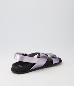 HAYLOW MO LILAC METALLIC LEATHER